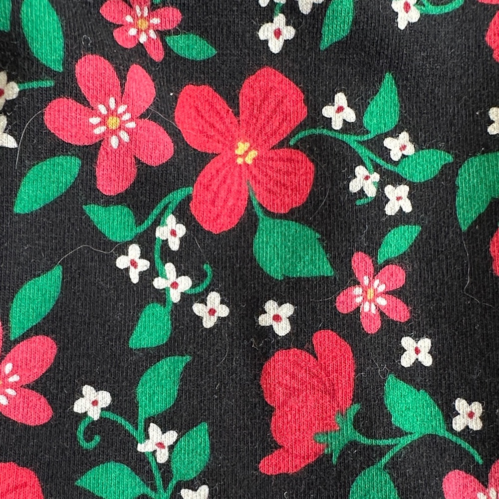 Cat & Jack Kids Floral and Black sparkle Legging Set - Picture 4 of 4